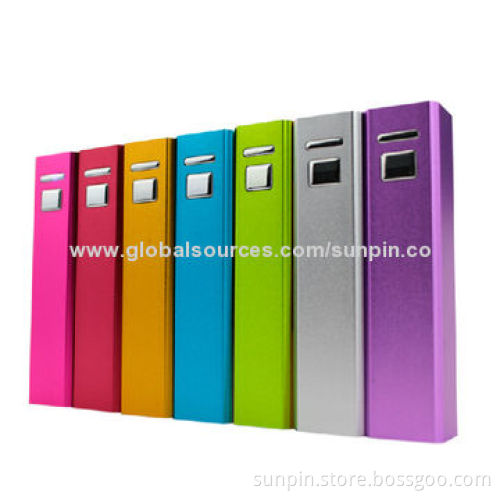 2,600mA power bank mobile charger